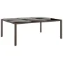 Garden dining set 11 pieces brown synthetic rattan by vidaXL, Garden sets - Ref: Foro24-3058565, Price: 857,61 €, Discount: %