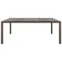 Garden dining set 11 pieces brown synthetic rattan by vidaXL, Garden sets - Ref: Foro24-3058565, Price: 857,61 €, Discount: %