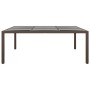 Garten-Essgruppe 11-teilig aus braunem synthetischem Rattan von vidaXL, Gartensets - Ref: Foro24-3058565, Preis: 837,33 €, Ra...