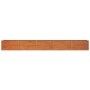 Arriate oxidado de acero corten 400x80x45 cm