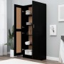 Schwarzes Sperrholzregal 82,5 x 30,5 x 185,5 cm von vidaXL, Bücherregale und Regale - Ref: Foro24-802733, Preis: 121,99 €, Ra...