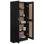 Schwarzes Sperrholzregal 82,5 x 30,5 x 185,5 cm von vidaXL, Bücherregale und Regale - Ref: Foro24-802733, Preis: 121,99 €, Ra...