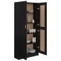 Schwarzes Sperrholzregal 82,5 x 30,5 x 185,5 cm von vidaXL, Bücherregale und Regale - Ref: Foro24-802733, Preis: 121,99 €, Ra...