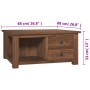 Mesa de centro de madera de teca maciza 68x68x33 cm de vidaXL, Mesas de centro - Ref: Foro24-289080, Precio: 165,89 €, Descue...