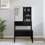 Black Plywood LED Vanity Set by vidaXL, Bedroom Dressers - Ref: Foro24-3114108, Price: 105,81 €, Discount: %