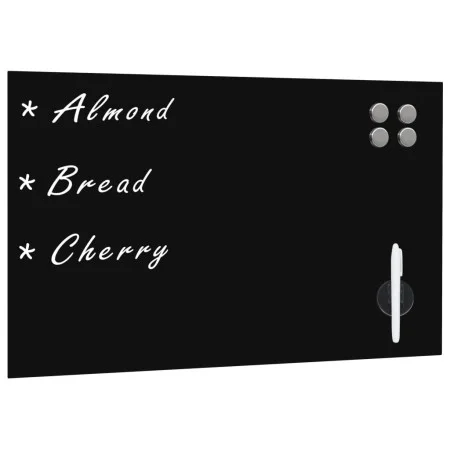 Pizarra magnética de pared vidrio 50x30 cm de vidaXL, Pizarras blancas - Ref: Foro24-285368, Precio: 22,86 €, Descuento: %