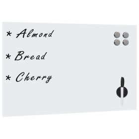Pizarra magnética de pared vidrio 50x30 cm de vidaXL, Pizarras blancas - Ref: Foro24-285373, Precio: 23,81 €, Descuento: %