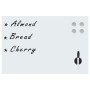 Magnetic glass wall whiteboard 50x30 cm by vidaXL, White boards - Ref: Foro24-285373, Price: 23,81 €, Discount: %