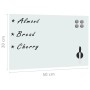 Pizarra magnética de pared vidrio 50x30 cm de vidaXL, Pizarras blancas - Ref: Foro24-285373, Precio: 23,81 €, Descuento: %