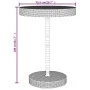 Mesa bar y taburetes jardín 5 pzas madera acacia ratán PE gris by vidaXL, Garden sets - Ref: Foro24-3187721, Price: 262,80 €,...