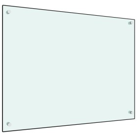Küchenspritzschutz aus weißem Hartglas 80x60 cm von vidaXL, Küchengeräte und Utensilien - Ref: Foro24-249456, Preis: 66,70 €,...