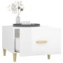 Couchtisch aus weiß glänzendem Sperrholz, 50 x 50 x 40 cm von vidaXL, Couchtisch - Ref: Foro24-812720, Preis: 45,41 €, Rabatt: %