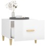 Couchtisch aus weiß glänzendem Sperrholz, 50 x 50 x 40 cm von vidaXL, Couchtisch - Ref: Foro24-812720, Preis: 45,90 €, Rabatt: %