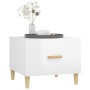 Mesa de centro madera contrachapada brillo blanco 50x50x40 cm de vidaXL, Mesas de centro - Ref: Foro24-812720, Precio: 46,56 ...