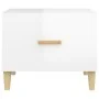 White gloss plywood coffee table 50x50x40 cm by vidaXL, Coffee table - Ref: Foro24-812720, Price: 45,41 €, Discount: %