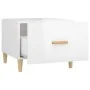 Couchtisch aus weiß glänzendem Sperrholz, 50 x 50 x 40 cm von vidaXL, Couchtisch - Ref: Foro24-812720, Preis: 45,41 €, Rabatt: %