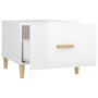 Couchtisch aus weiß glänzendem Sperrholz, 50 x 50 x 40 cm von vidaXL, Couchtisch - Ref: Foro24-812720, Preis: 45,90 €, Rabatt: %