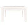 Solid white pine wood coffee table 55x55x30 cm by vidaXL, Coffee table - Ref: Foro24-814230, Price: 43,51 €, Discount: %