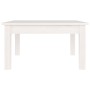 Couchtisch aus massivem weißem Kiefernholz, 55 x 55 x 30 cm von vidaXL, Couchtisch - Ref: Foro24-814230, Preis: 43,51 €, Raba...