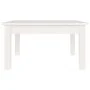 Solid white pine wood coffee table 55x55x30 cm by vidaXL, Coffee table - Ref: Foro24-814230, Price: 42,93 €, Discount: %
