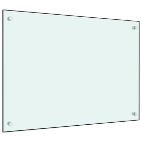 Kitchen splash protection white tempered glass 70x50 cm by vidaXL, Kitchen tools and utensils - Ref: Foro24-249452, Price: 47...
