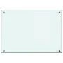 Protección salpicaduras cocina vidrio templado blanco 70x50 cm de vidaXL, Herramientas y utensilios de cocina - Ref: Foro24-2...