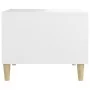 Mesa de centro madera contrachapada blanco 50x50x40 cm de vidaXL, Mesas de centro - Ref: Foro24-812708, Precio: 41,12 €, Desc...