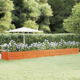 Arriate oxidado de acero corten 600x80x45 cm