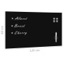 Magnetisches Wand-Whiteboard aus Glas, 120 x 60 cm von vidaXL, Whiteboards - Ref: Foro24-285371, Preis: 72,56 €, Rabatt: %