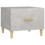 Mesa de centro 2 uds madera ingeniería gris hormigón 50x50x40cm de vidaXL, Mesas de centro - Ref: Foro24-812717, Precio: 60,4...
