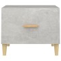 Mesa de centro 2 uds madera ingeniería gris hormigón 50x50x40cm de vidaXL, Mesas de centro - Ref: Foro24-812717, Precio: 60,4...