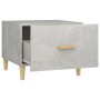 Mesa de centro 2 uds madera ingeniería gris hormigón 50x50x40cm de vidaXL, Mesas de centro - Ref: Foro24-812717, Precio: 60,4...