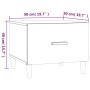 Mesa de centro 2 uds madera ingeniería gris hormigón 50x50x40cm de vidaXL, Mesas de centro - Ref: Foro24-812717, Precio: 60,4...