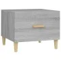 Mesa de centro madera contrachapada gris Sonoma 50x50x40 cm de vidaXL, Mesas de centro - Ref: Foro24-817533, Precio: 37,09 €,...
