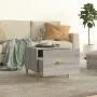 Mesa de centro madera contrachapada gris Sonoma 50x50x40 cm de vidaXL, Mesas de centro - Ref: Foro24-817533, Precio: 37,09 €,...