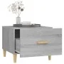 Mesa de centro madera contrachapada gris Sonoma 50x50x40 cm de vidaXL, Mesas de centro - Ref: Foro24-817533, Precio: 37,09 €,...