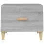 Mesa de centro madera contrachapada gris Sonoma 50x50x40 cm de vidaXL, Mesas de centro - Ref: Foro24-817533, Precio: 37,09 €,...