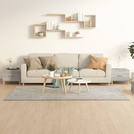 Coffee tables 2 units Sonoma gray engineered wood 50x50x40 cm by vidaXL, Coffee table - Ref: Foro24-817534, Price: 62,38 €, D...