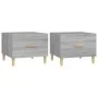 Coffee tables 2 units Sonoma gray engineered wood 50x50x40 cm by vidaXL, Coffee table - Ref: Foro24-817534, Price: 61,86 €, D...