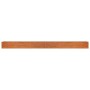 Arriate oxidado de acero corten 600x80x45 cm