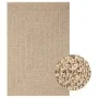 ZIZUR Jute-Look-Teppich für drinnen und draußen, 120 x 170 cm von vidaXL, Teppiche - Ref: Foro24-364831, Preis: 63,38 €, Raba...