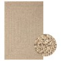 ZIZUR Jute-Look-Teppich für drinnen und draußen, 120 x 170 cm von vidaXL, Teppiche - Ref: Foro24-364831, Preis: 62,70 €, Raba...