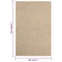 ZIZUR rug, jute appearance, for indoor and outdoor use, 160x230 cm by vidaXL, Rugs - Ref: Foro24-364841, Price: 100,41 €, Dis...