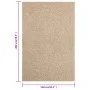 ZIZUR Jute-Look-Teppich für drinnen und draußen, 140 x 200 cm von vidaXL, Teppiche - Ref: Foro24-364840, Preis: 82,46 €, Raba...