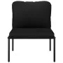 5-teiliges Gartenmöbel-Set mit schwarzen PVC-Kissen von vidaXL, Gartensets - Ref: Foro24-48590, Preis: 266,24 €, Rabatt: %