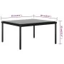 5-teiliges Gartenmöbel-Set mit schwarzen PVC-Kissen von vidaXL, Gartensets - Ref: Foro24-48590, Preis: 266,24 €, Rabatt: %