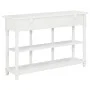 White engineered wood console table 110x30x76 cm by vidaXL, console tables - Ref: Foro24-355222, Price: 151,70 €, Discount: %