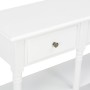 Weißer Konsolentisch aus Holzwerkstoff, 110 x 30 x 76 cm von vidaXL, Konsolentische - Ref: Foro24-355222, Preis: 162,39 €, Ra...