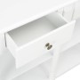 Weißer Konsolentisch aus Holzwerkstoff, 110 x 30 x 76 cm von vidaXL, Konsolentische - Ref: Foro24-355222, Preis: 162,39 €, Ra...