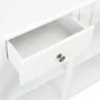 White engineered wood console table 110x30x76 cm by vidaXL, console tables - Ref: Foro24-355222, Price: 151,70 €, Discount: %